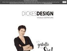 Tablet Screenshot of dickesdesign.ch